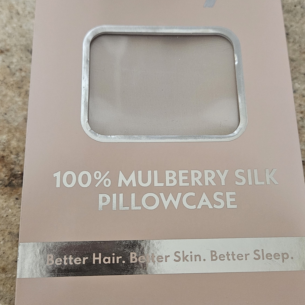 Bliss Blush Pink Silk Pillowcase